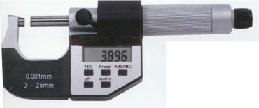 Mikrometer, digital 25-50mm HM IP54 DIN 863
