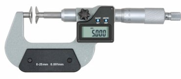 Tallriksmikrometer digital IP65 75-100mm av. 0.001mm
